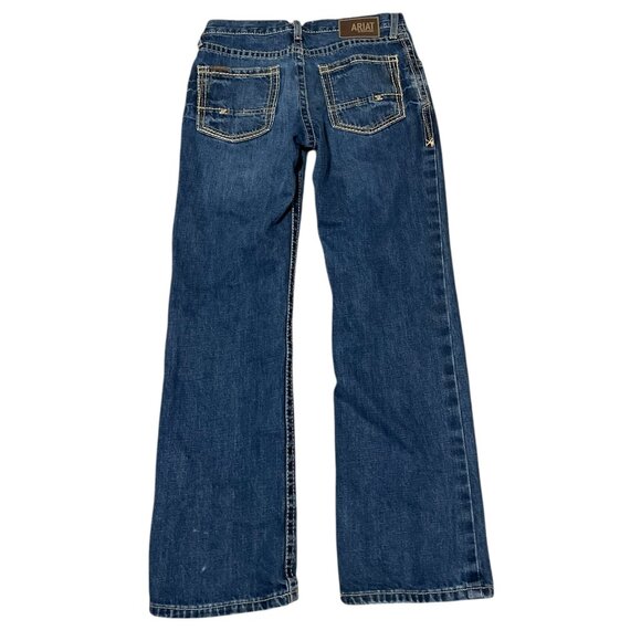 Ariat M4 Relaxed Fit Bootcut Western Denim Blue Jeans Men's Sz 32x32 - Picture 6 of 8